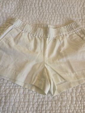 J. Crew White Linen Shorts Size 2